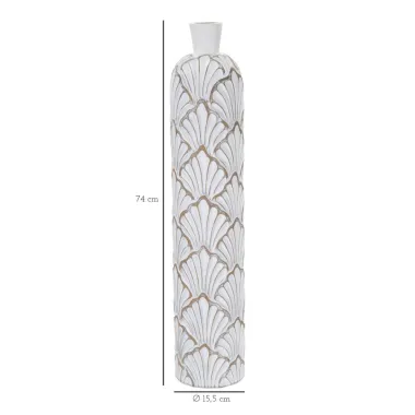 Wazon z żywicy Panama Wysoki 15,5X74 cm